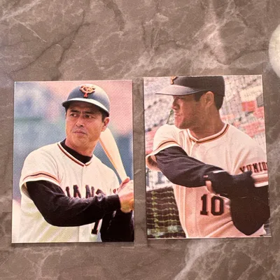 当時物カルビー 79プロ野球カード 王貞治 張本勲 2枚セット
