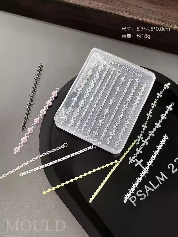 チェーン シリコンモールド レジン ハンドメイド パーツ