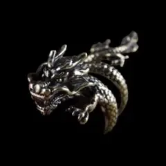 【A087】リング メンズ レディース 指輪 アクセサリー ゴールド 竜 20号