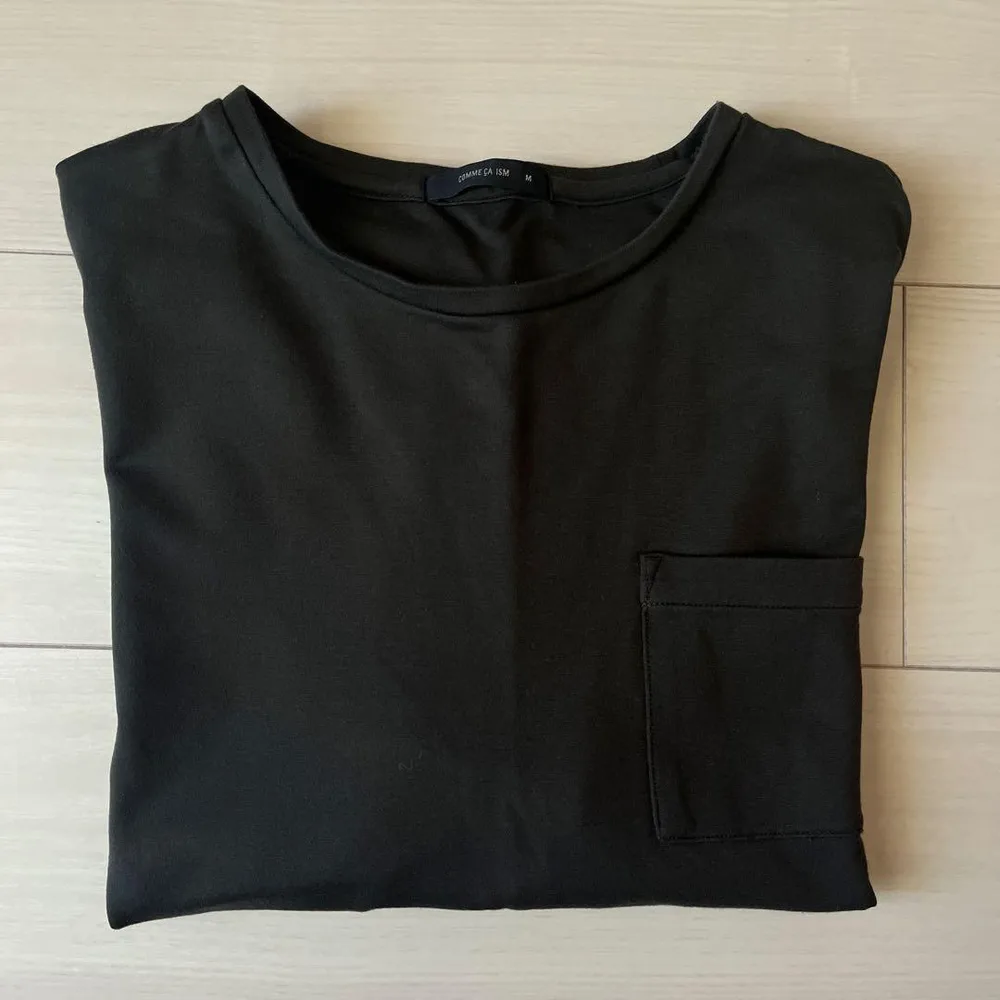 COMME CA ISM メンズ半袖トップス Mサイズ ブラック
