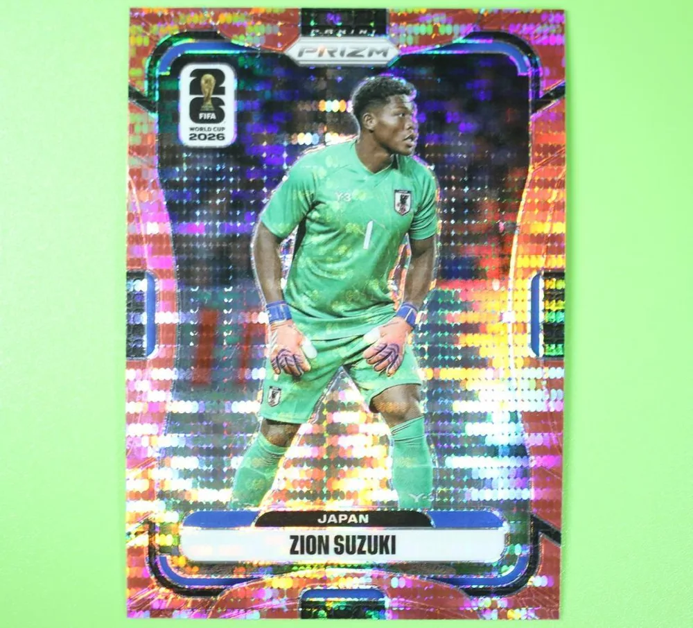 鈴木彩艶 Panini Soccer World Cup 赤PFカード日本代表