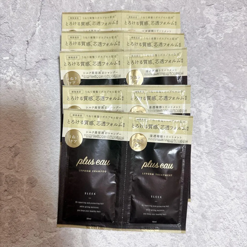 plus eau リポルム シャンプー&トリートメント 一回分 5包
