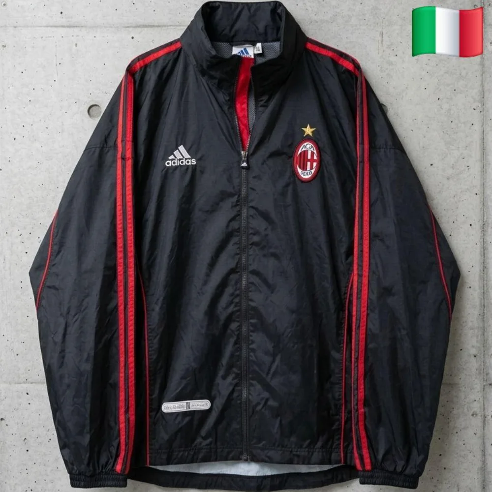 【当時物】99/00 ACミラン ナイロンジャケット adidas