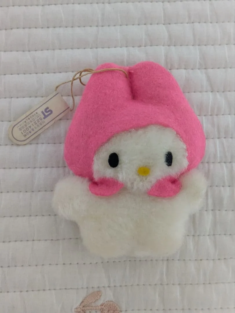 昭和 サンリオ マイメロディ ぬいぐるみ マスコット 当時物 紙タグ付き