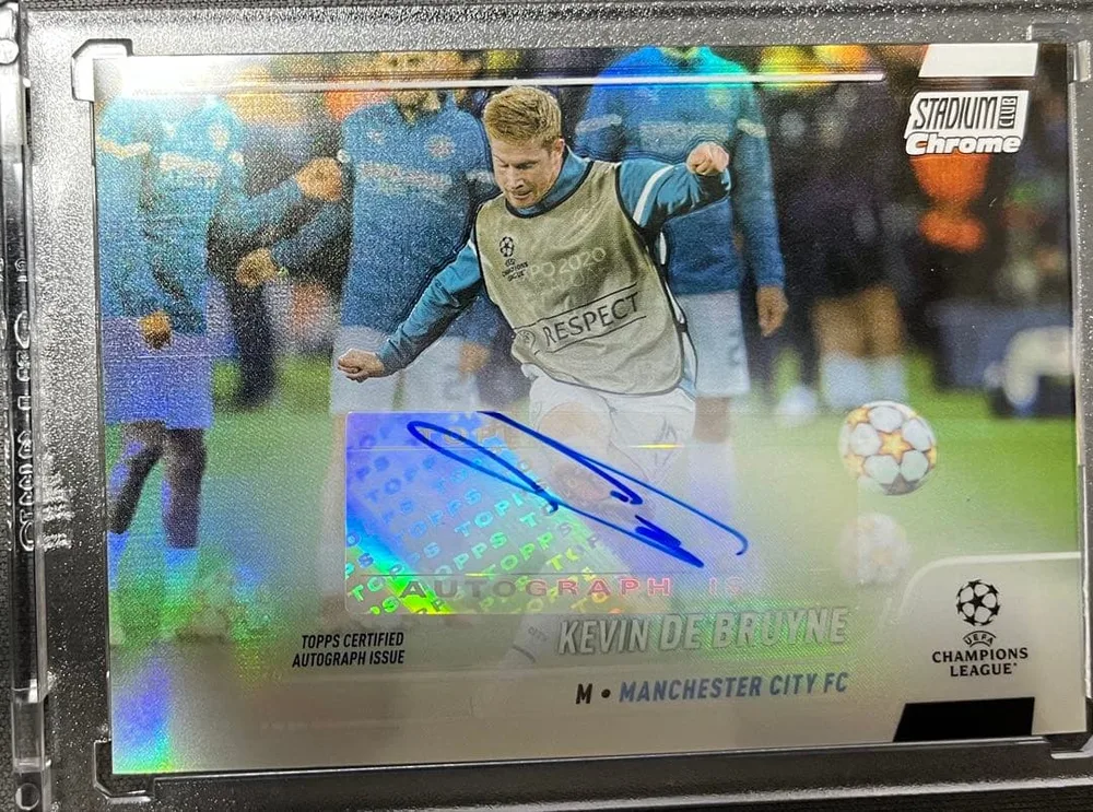 デ・ブライネ 直筆サイン Topps Stadium Club