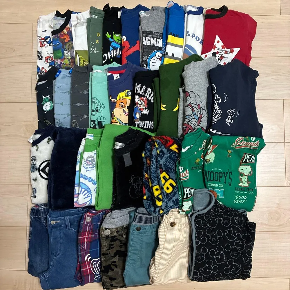 子供服 秋冬服 長袖 トレーナー パーカー 男の子 130サイズ まとめ売り