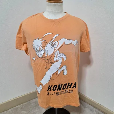 海外限定 NARUTO/ナルト 疾風伝 Tシャツ【L】オレンジ 希少