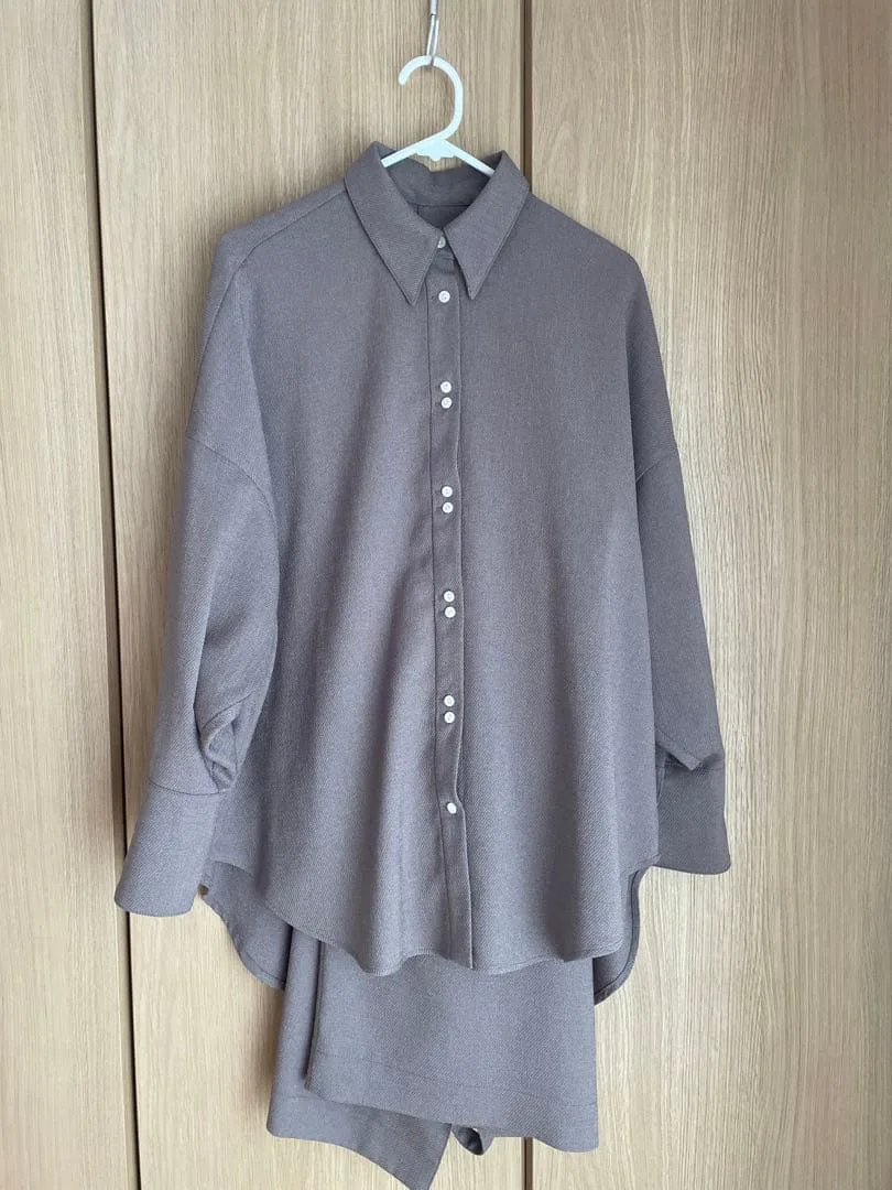【美品】louren linen like セットアップ