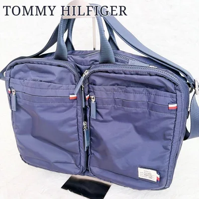 美品 TOMMY HILFIGER 3way ビジネスバッグ ネイビー