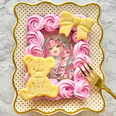 テディベア クッキー ホイップデコ トレカケース