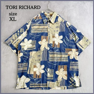 TORI RICHARD トリリチャード アロハシャツ XL 総柄シャツ
