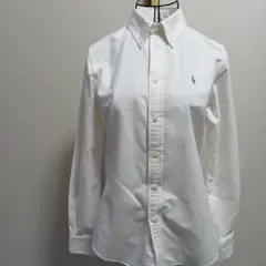 POLO RALPH LAUREN 長袖BDオックスフォードシャツ ホワイトS