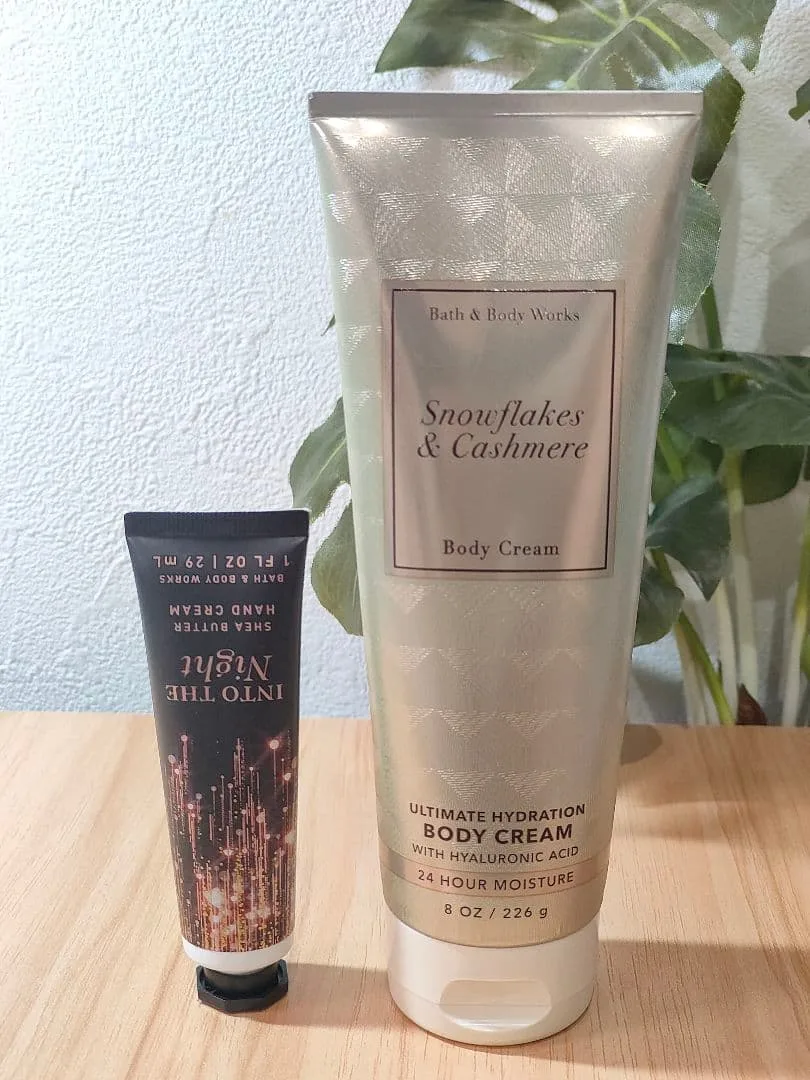 Bath&Body Worksボディクリーム&ハンド スノーフレークス&カシミヤ