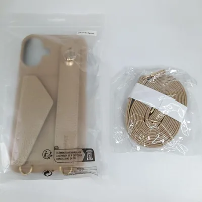 Elegante iPhone16plusケース ショルダー付
