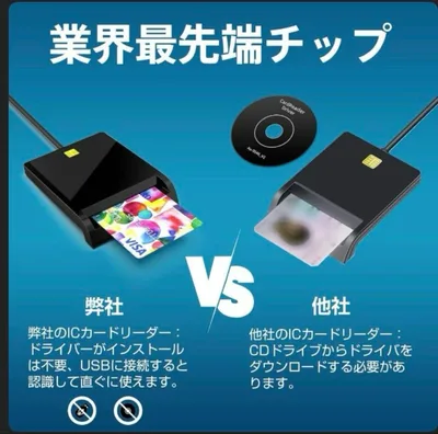ICカードリーダー ライター USB接続
