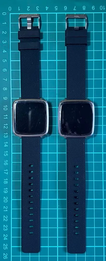 ほぼ未使用 2個セット ラドウェザー スマートウォッチ lad054 通電未確認
