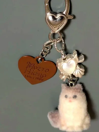 ハンドメイド 猫モチーフチャーム