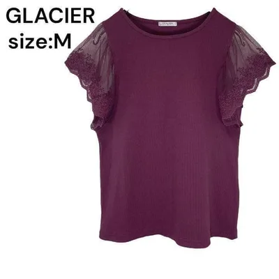 GLACIER グラシア シャツ トップス シースルー レース M おしゃれ
