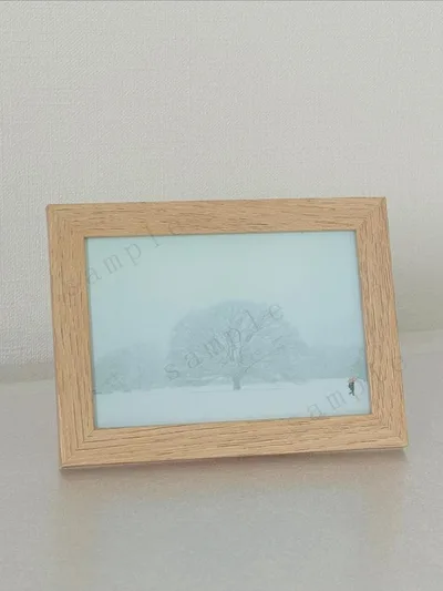 冬の雪景色 高解像度写真 L判 1枚