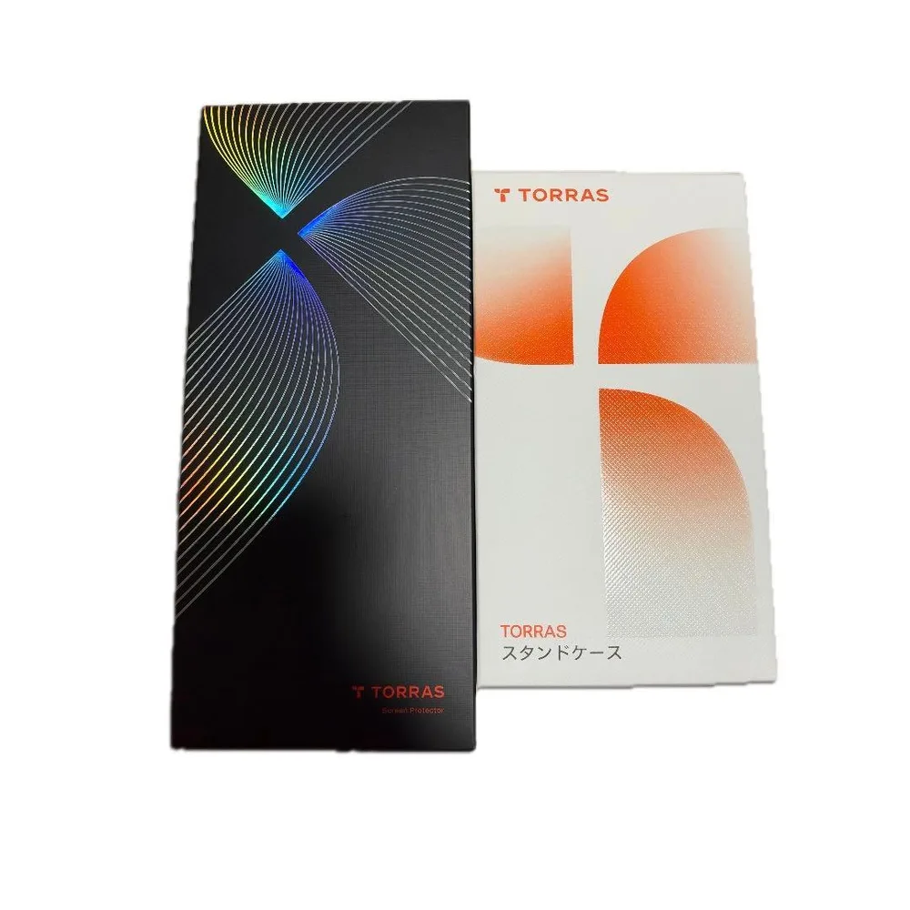 TORRAS iPhone17用ケース ブラック ガラスフィルム2枚入り