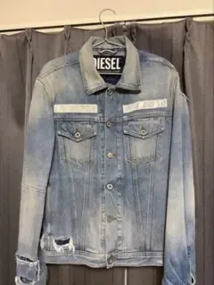 【美品】DIESEL デニムジャケット ダメージ M ディーゼル