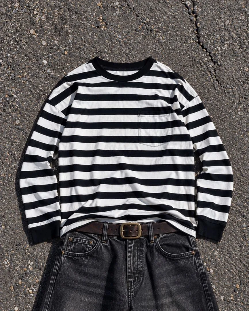 00s Gap 長袖ボーダーTシャツ y2k archive 短丈 ストリート