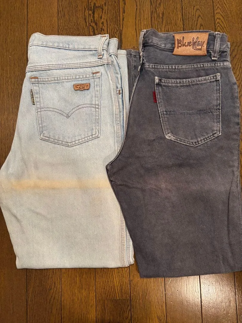 Levi's 636 & Blue Way デニムパンツ 2本セット