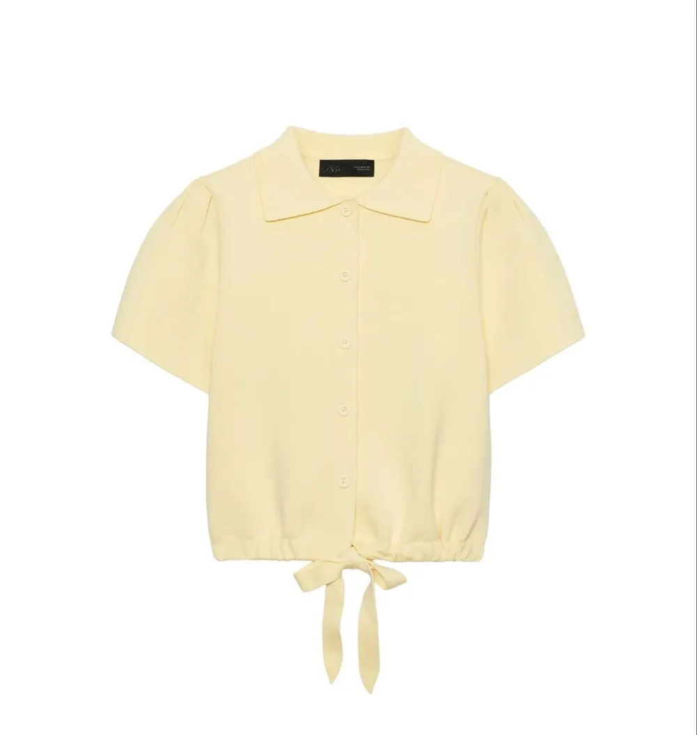 Zara タイディテールニットジャケット