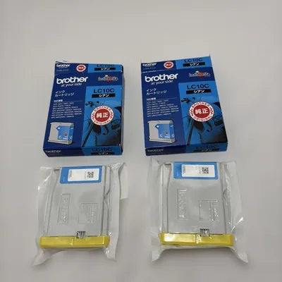 【未使用】brother 純正インクカートリッジ LC10C シアン 2個セット