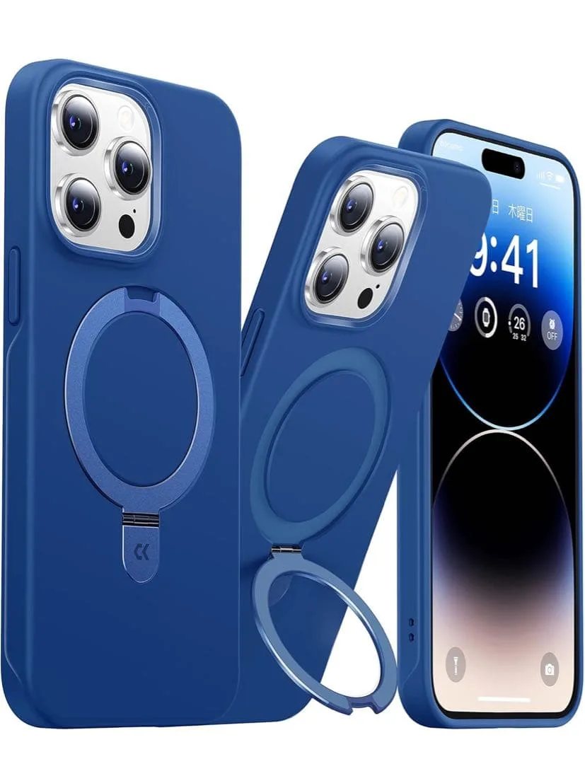 【スタンド・Magsafe対応・静電気防止】iPhone14ProMax用ケース