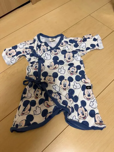 ミッキーマウス ロンパース 2枚セット