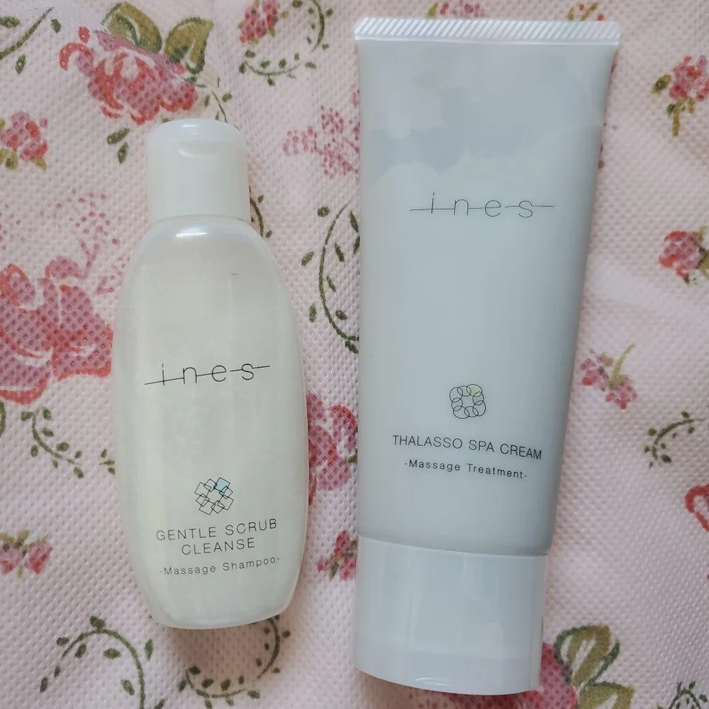 【新品】ines ジェントルスクラブクレンズ タラソスパクリーム 2点セット