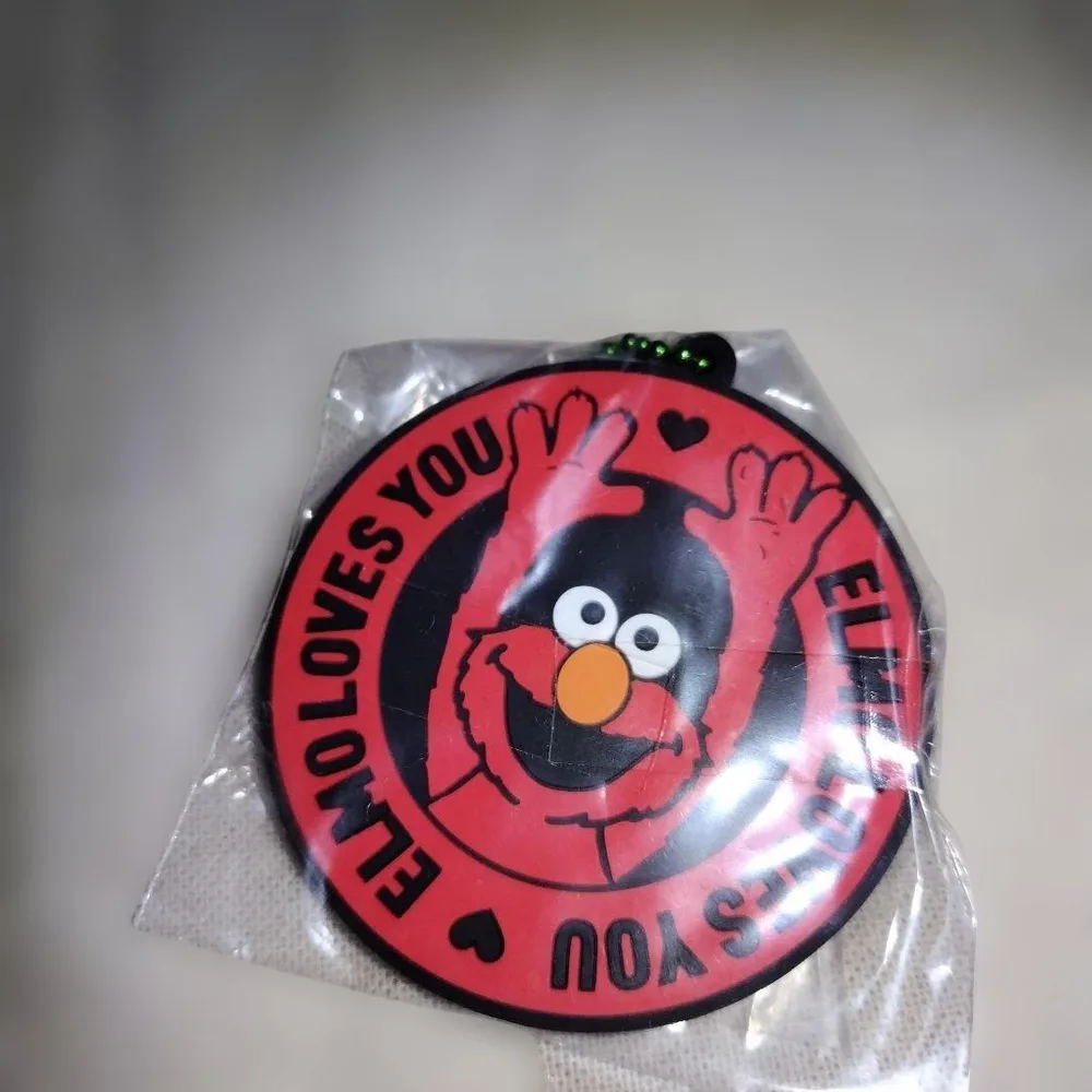セサミストリート エルモ ラバーキーホルダー