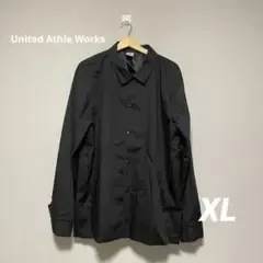 United Athle Works コーチジャケット ナイロン 黒 XL