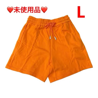 ❤️未使用品❤️ショートパンツ スウェット オレンジ L