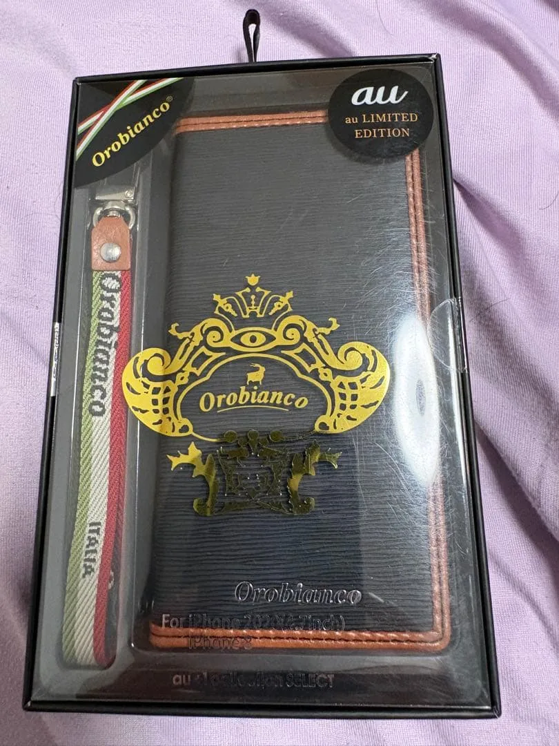 Orobianco iPhone SE2/8 手帳型ケース 新品 オロビアンコ