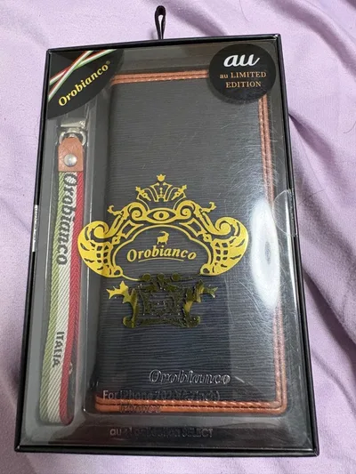 Orobianco iPhone SE2/8 手帳型ケース 新品 オロビアンコ