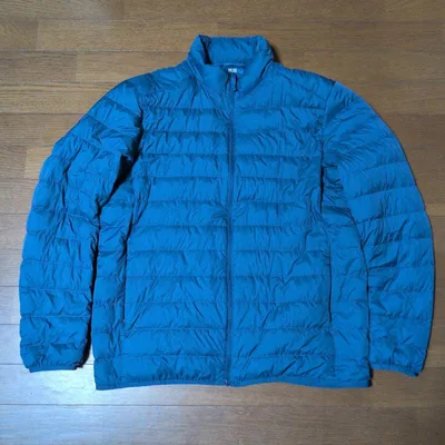 ユニクロ ウルトラライトダウンジャケット XL ブルーグレー系