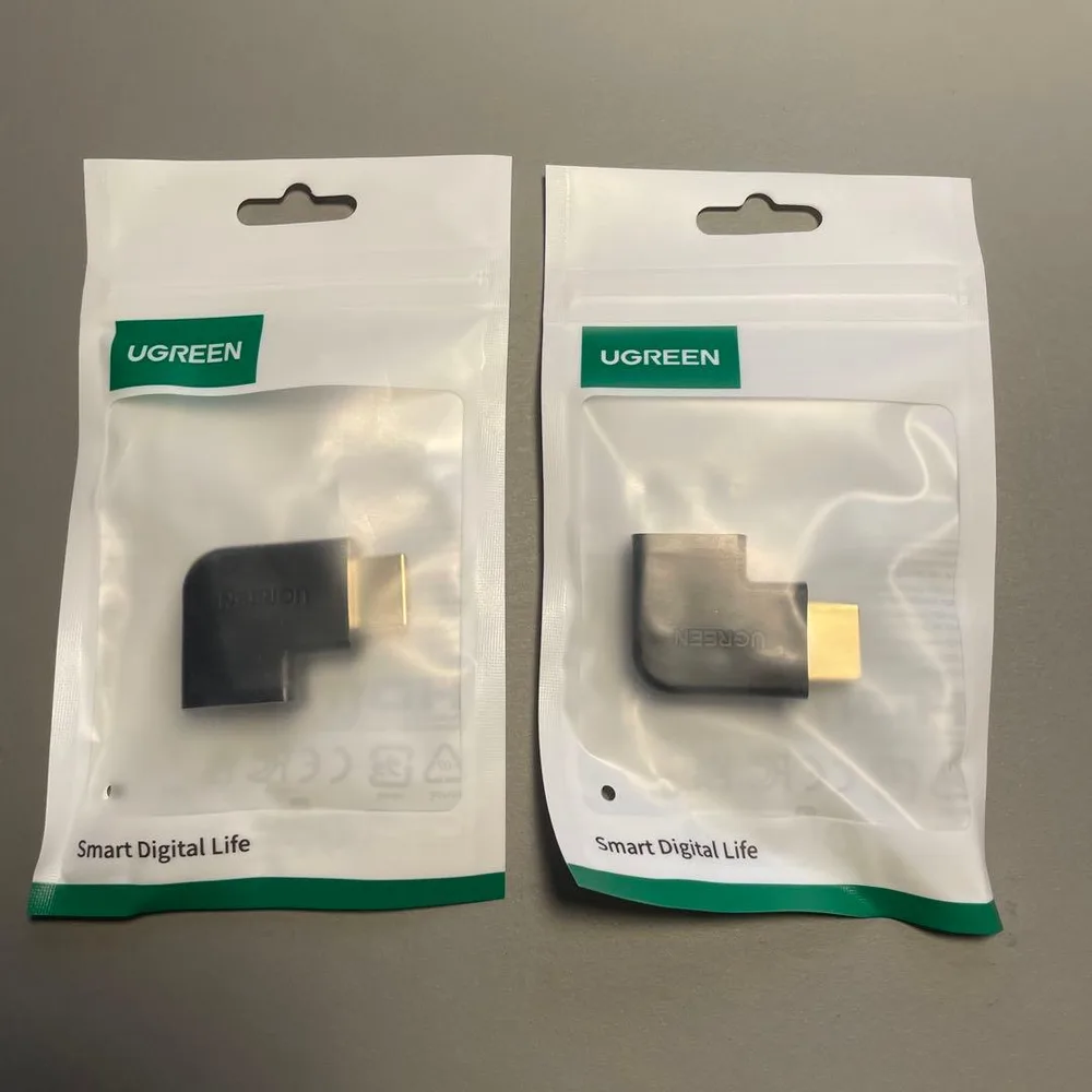 新品未開封 UGREEN HDMI L型変換アダプター 2個セット