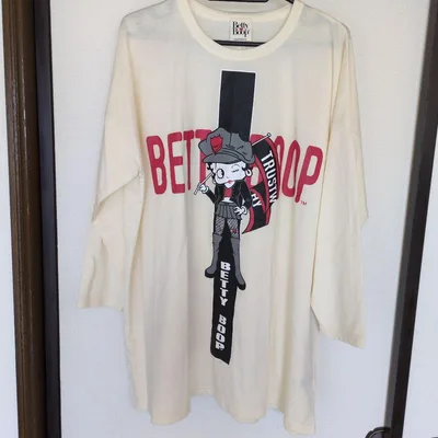 Betty Boop キャラクター長袖Tシャツ M-Lサイズ