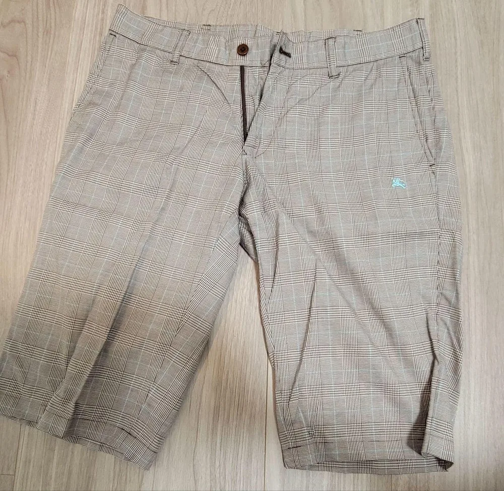 BURBERRY BLACK LABEL チェック柄 ハーフパンツ 76