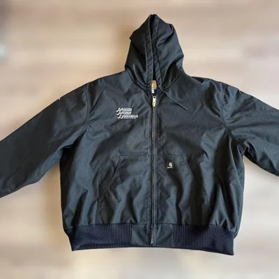 【美品】Carhartt アクティブジャケット 2XL 企業ロゴあり