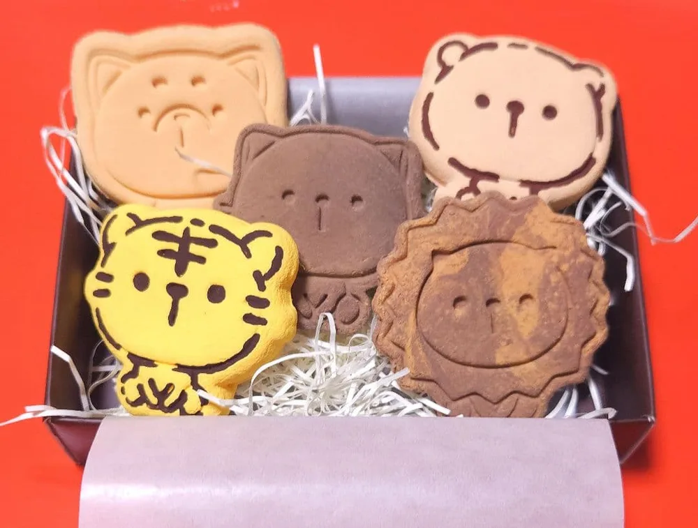 ♡アニマルクッキー風箱詰めセット♡ハンドメイド♡
