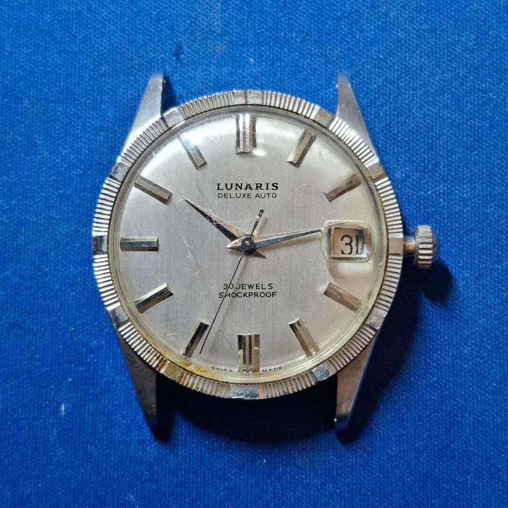 【ジャンク品】 LUNARIS ルナリス 自動巻き式 メンズウオッチ