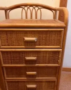 ラタン チェスト