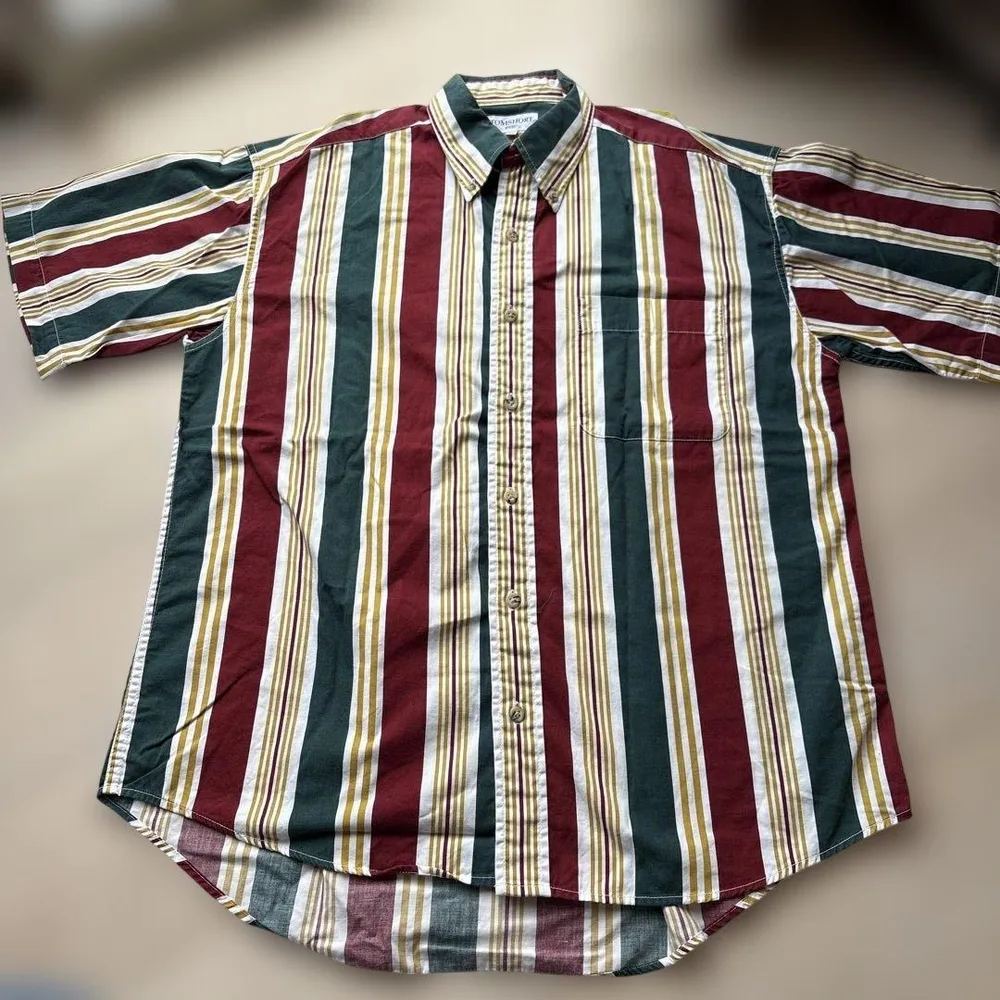 TOMSHORT BASIC ストライプ 半袖シャツ メンズ M