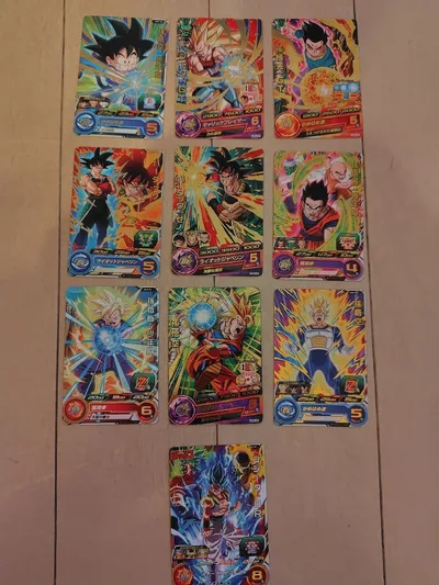 スーパードラゴンボールヒーローズ 10枚セット 孫悟空 ベジータ バーダック