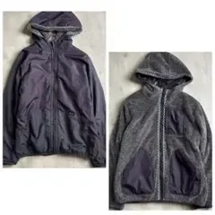 極美品✨OUTDOOR リバーシブル ボアジャケット フリース M グレー