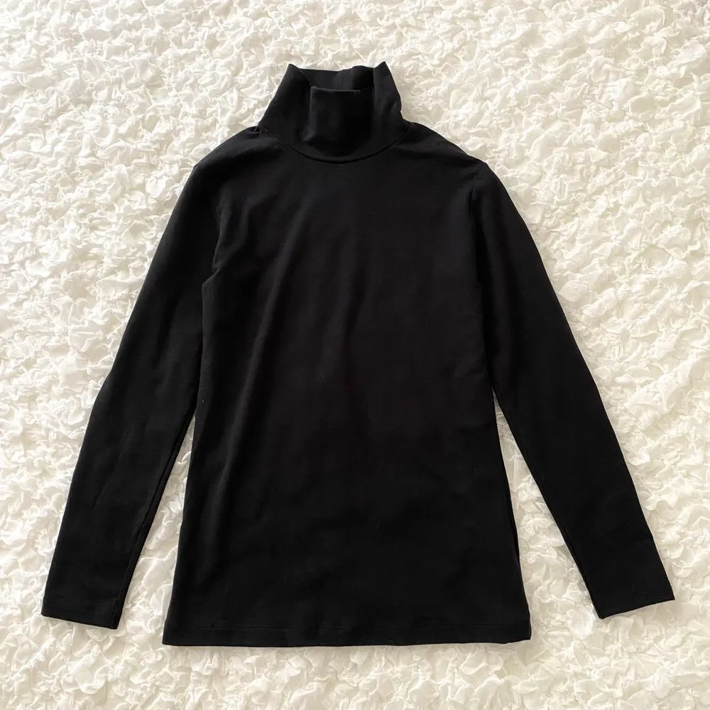 ユニクロ UNIQLO ヒートテック コットン ハイネックT 極暖 カットソー