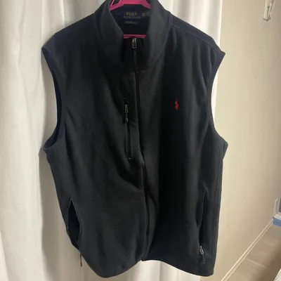 Polo Ralph Lauren フリースベスト ブラック